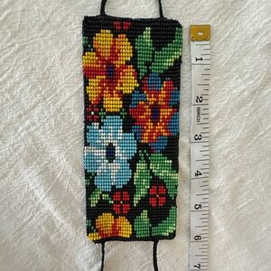 Floral Beaded Bracelet